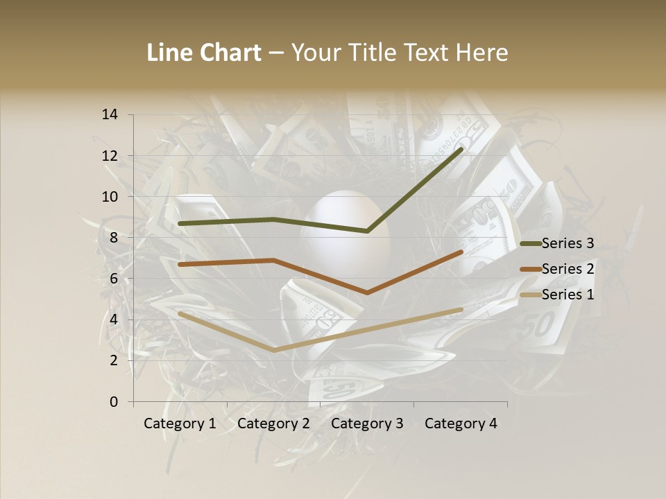 Elderly Finger White Background PowerPoint Template