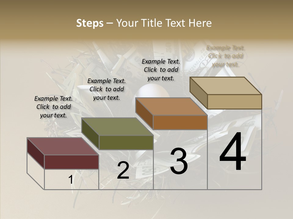 Elderly Finger White Background PowerPoint Template