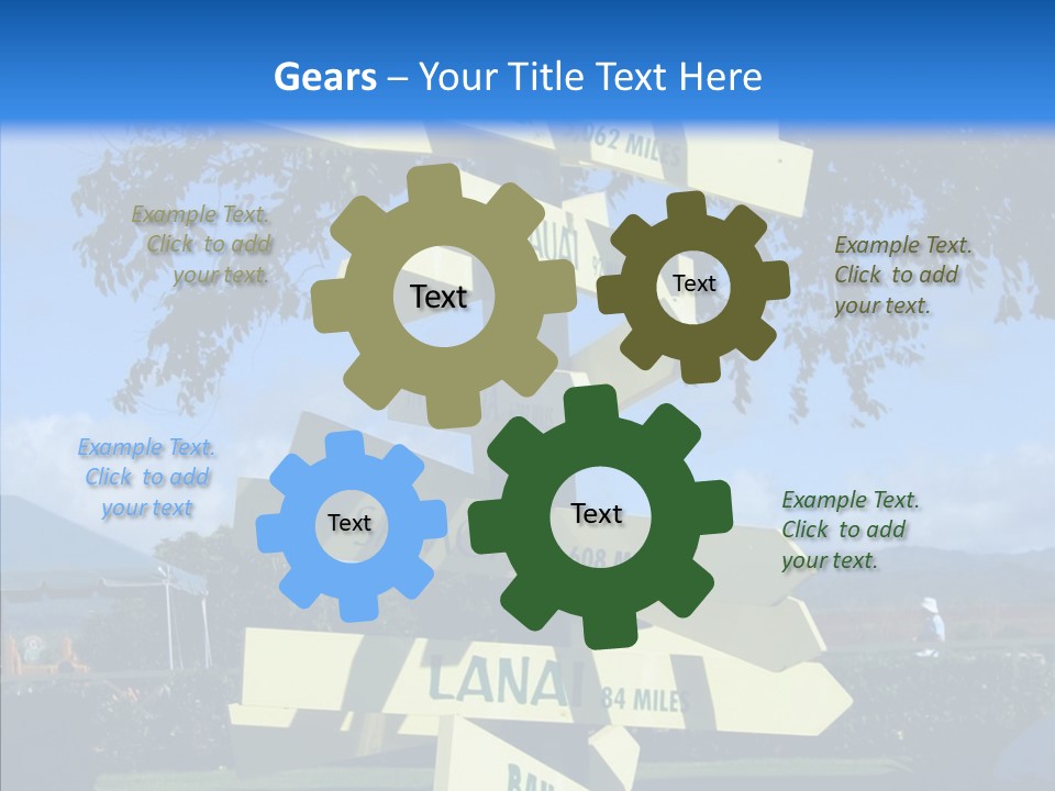 Touching Aging Finger PowerPoint Template