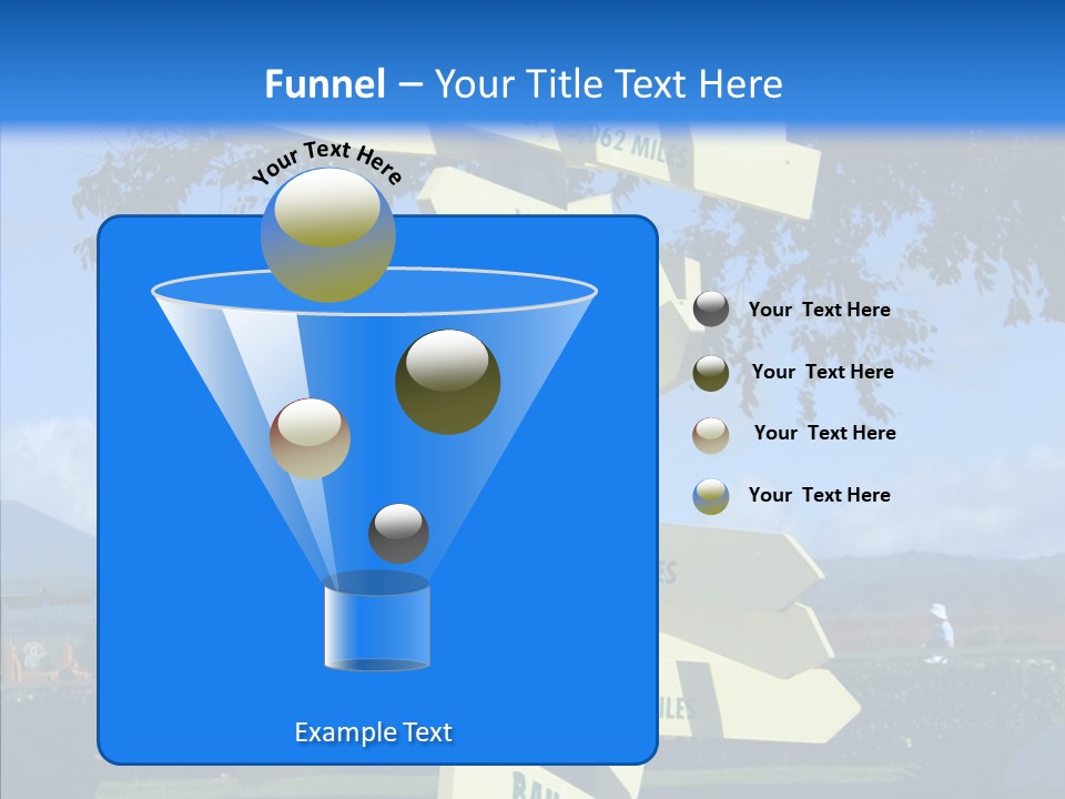 Touching Aging Finger PowerPoint Template