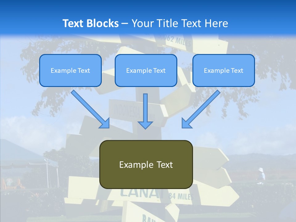 Touching Aging Finger PowerPoint Template