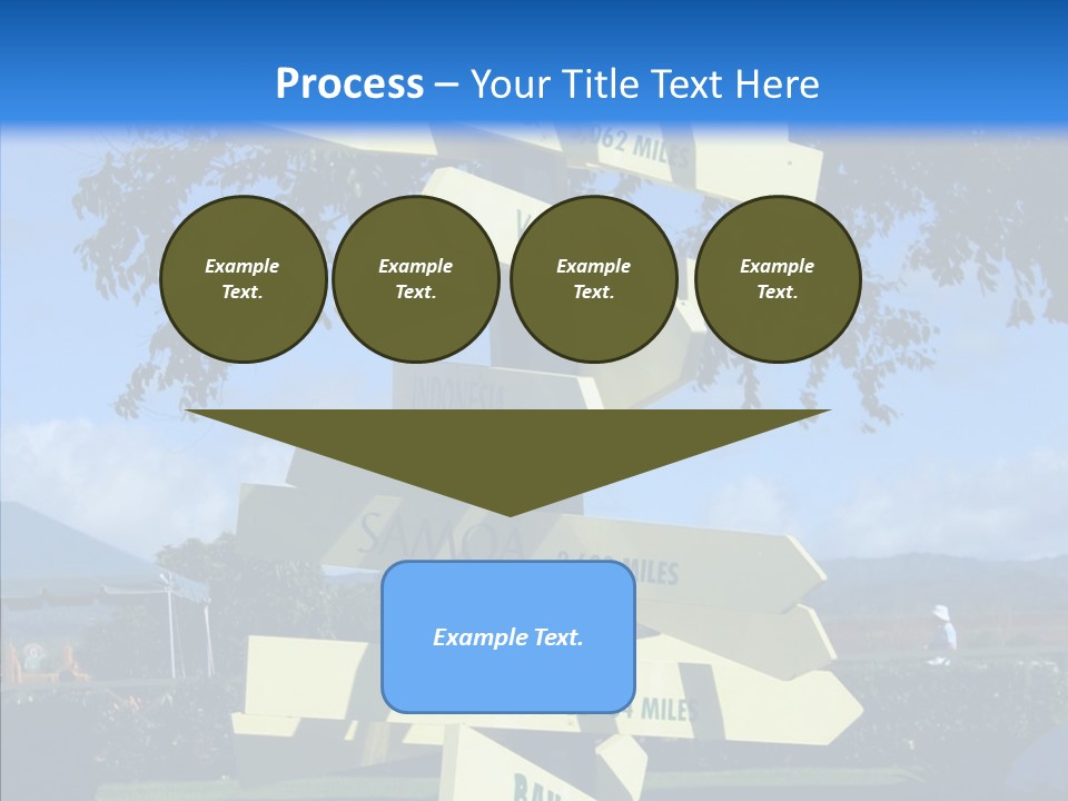 Touching Aging Finger PowerPoint Template