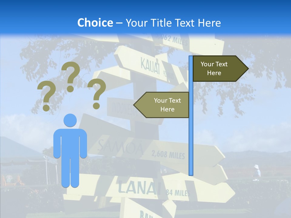 Touching Aging Finger PowerPoint Template