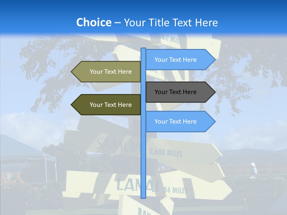 Touching Aging Finger PowerPoint Template