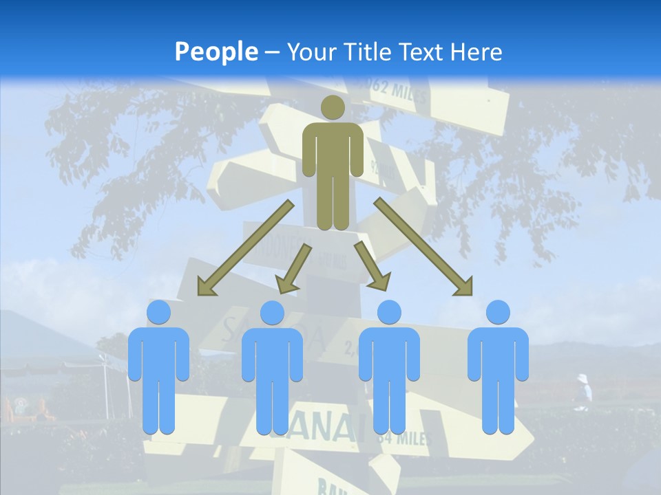 Touching Aging Finger PowerPoint Template