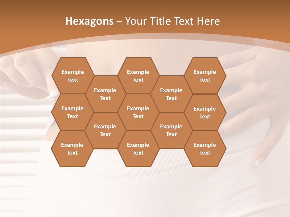 Senior  White Background Women PowerPoint Template