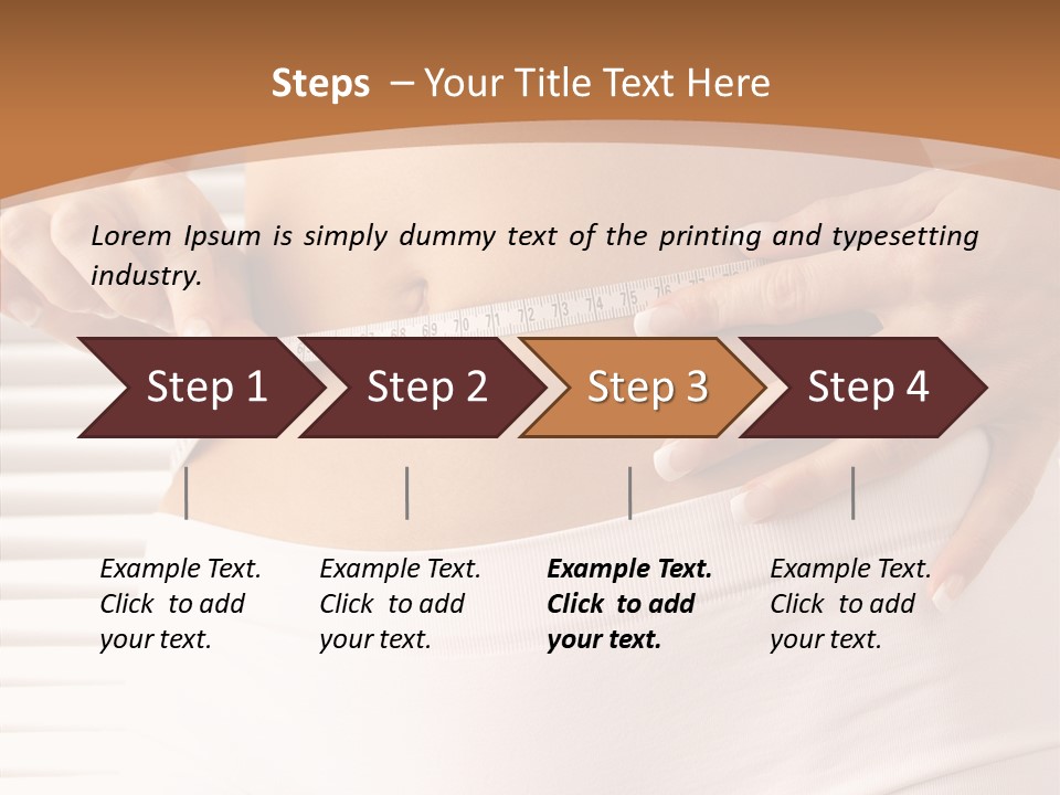 Senior  White Background Women PowerPoint Template