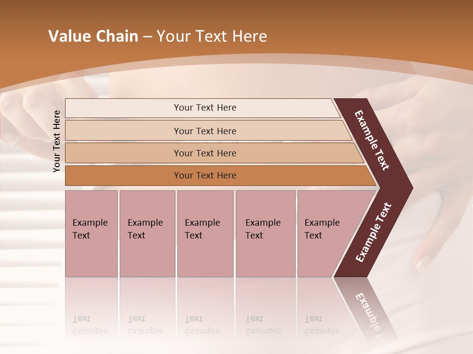 Senior  White Background Women PowerPoint Template