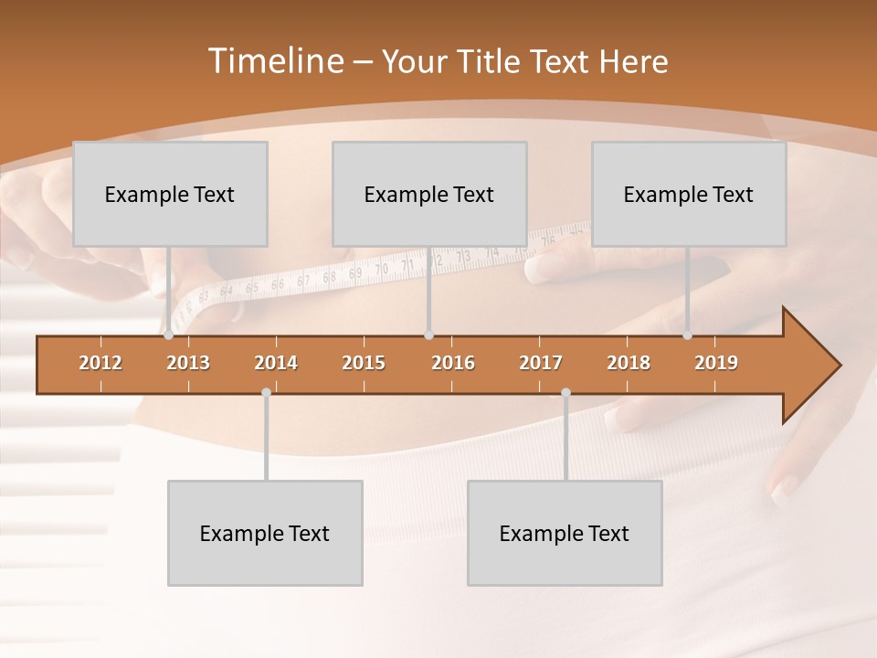Senior  White Background Women PowerPoint Template