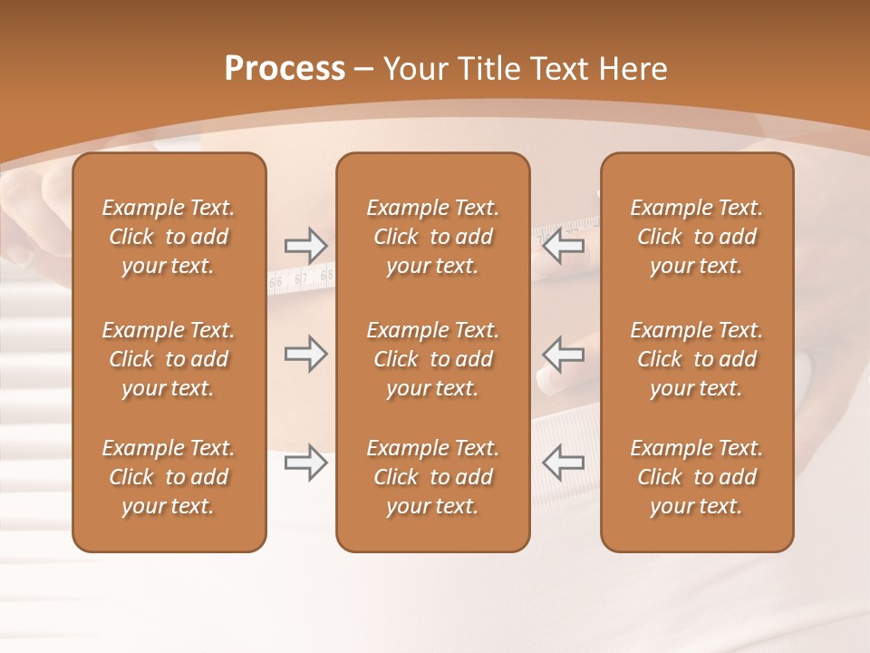 Senior  White Background Women PowerPoint Template