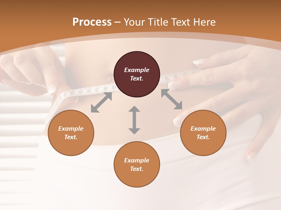 Senior  White Background Women PowerPoint Template