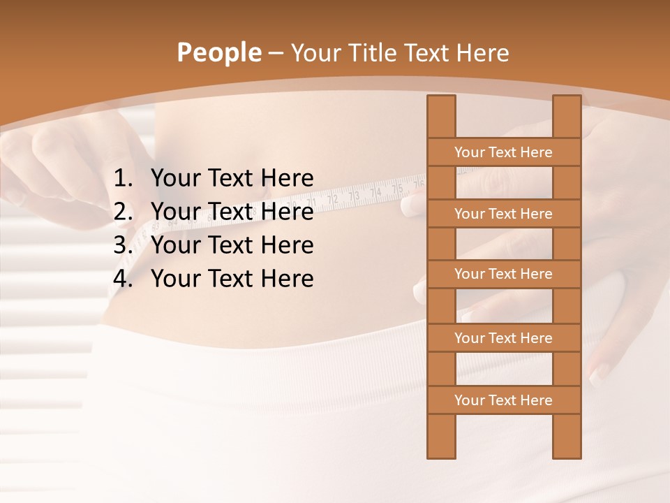 Senior  White Background Women PowerPoint Template