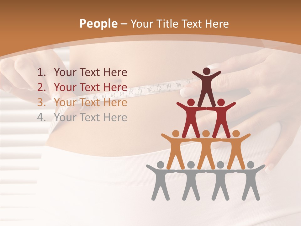 Senior  White Background Women PowerPoint Template