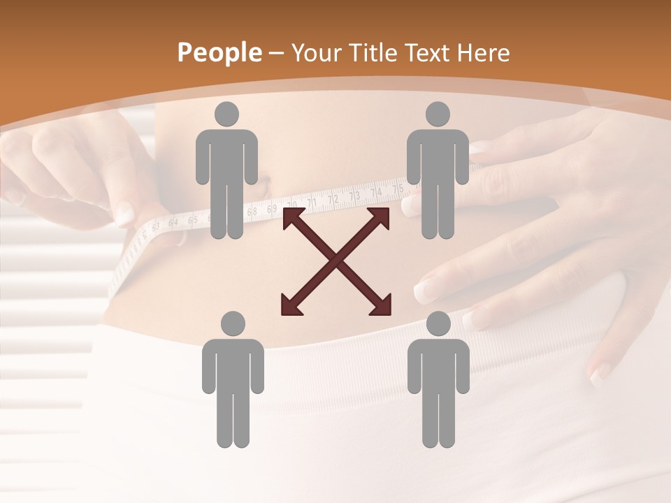 Senior  White Background Women PowerPoint Template