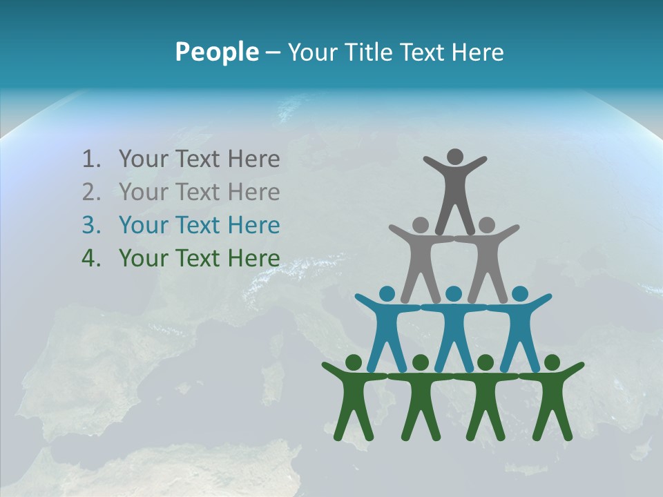 Care Hand Senior PowerPoint Template