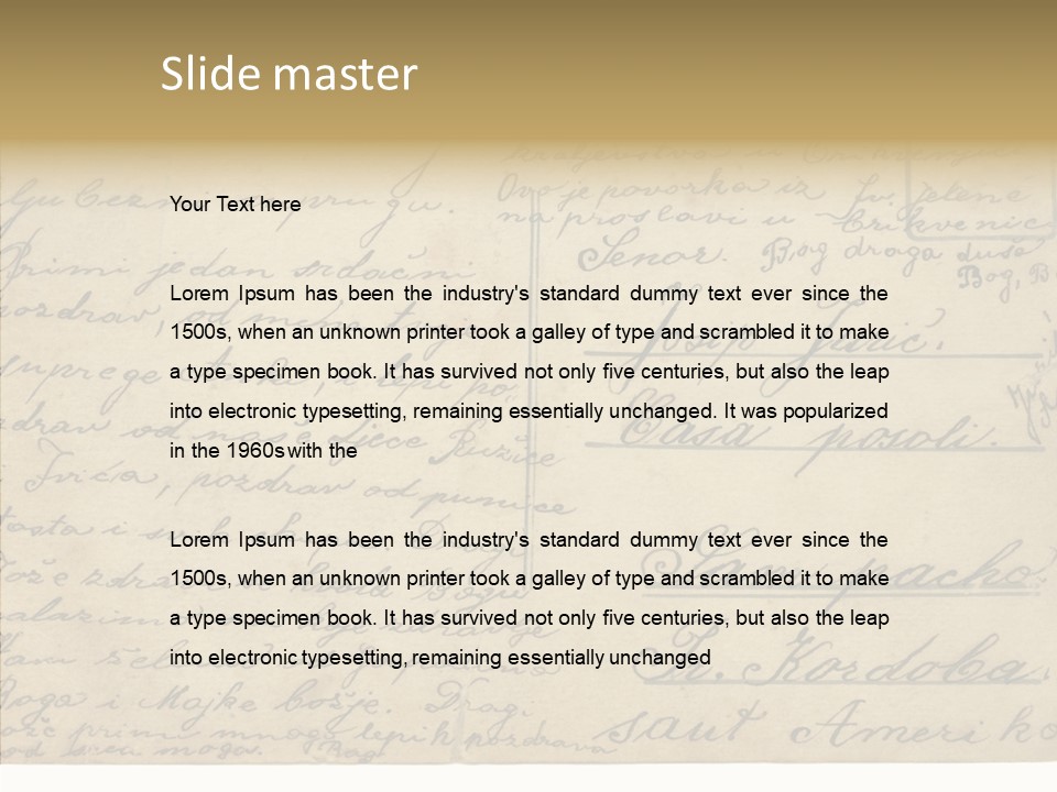 Old Sharing Assist PowerPoint Template