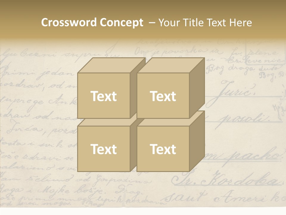 Old Sharing Assist PowerPoint Template