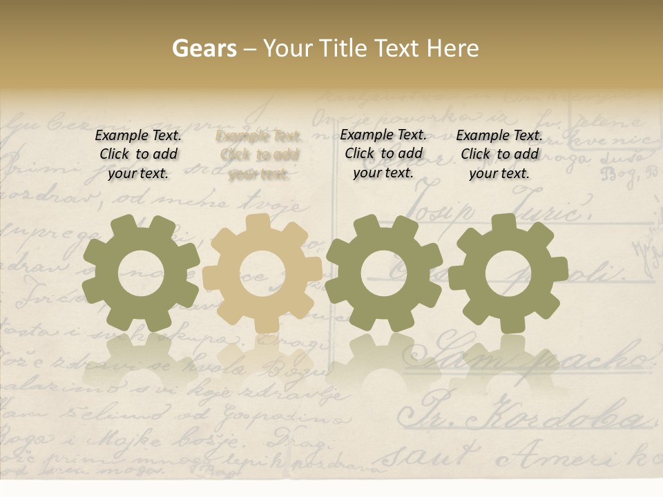Old Sharing Assist PowerPoint Template