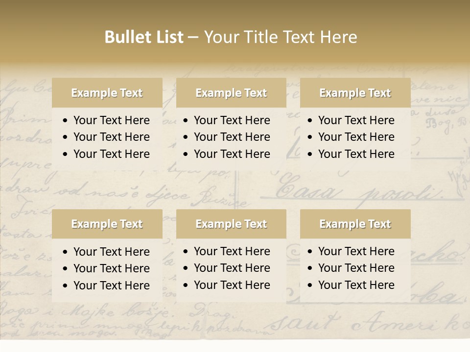 Old Sharing Assist PowerPoint Template