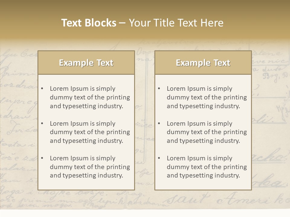 Old Sharing Assist PowerPoint Template