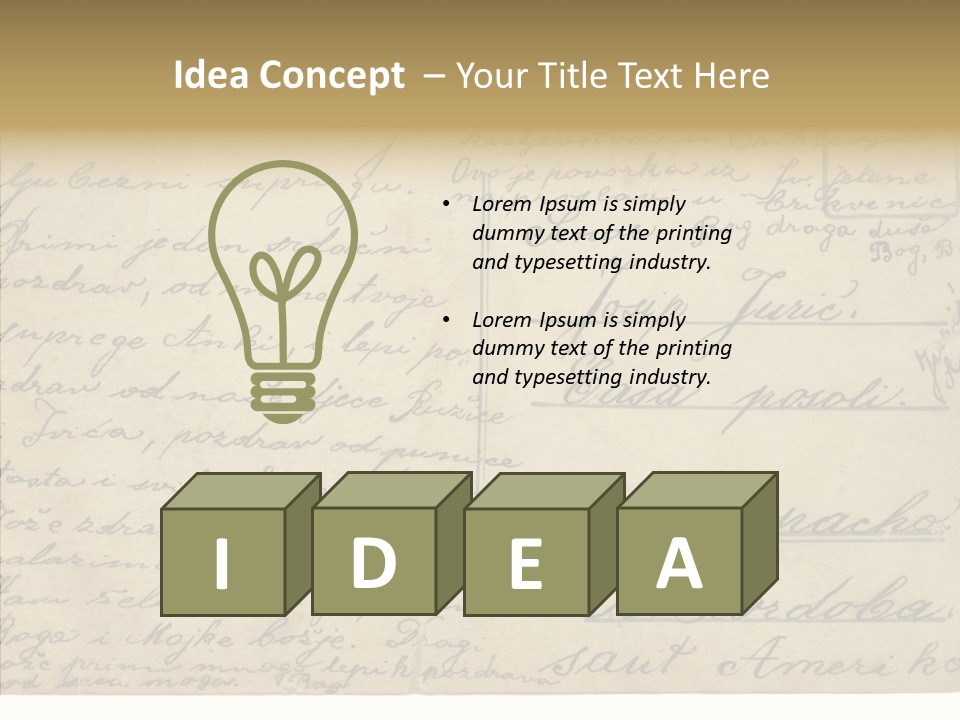 Old Sharing Assist PowerPoint Template