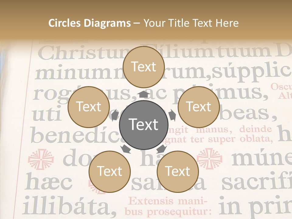 Senior  Grandmother Background PowerPoint Template