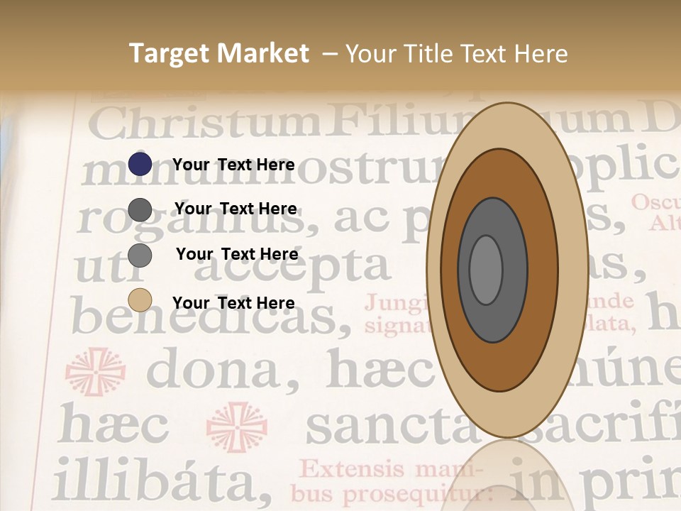 Senior  Grandmother Background PowerPoint Template