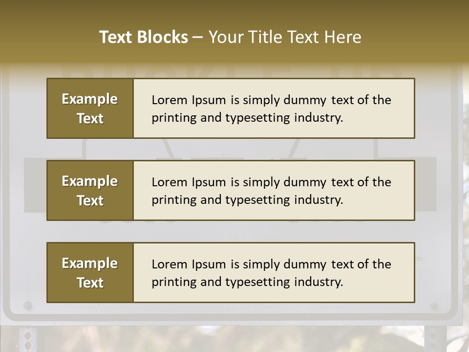 White Background Women Hold PowerPoint Template