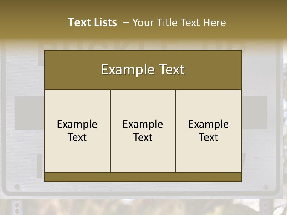 White Background Women Hold PowerPoint Template
