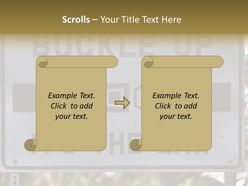 White Background Women Hold PowerPoint Template
