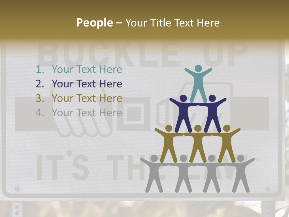 White Background Women Hold PowerPoint Template