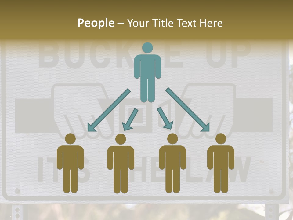 White Background Women Hold PowerPoint Template