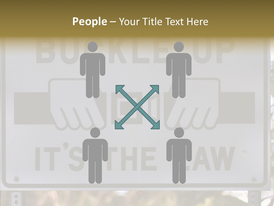 White Background Women Hold PowerPoint Template