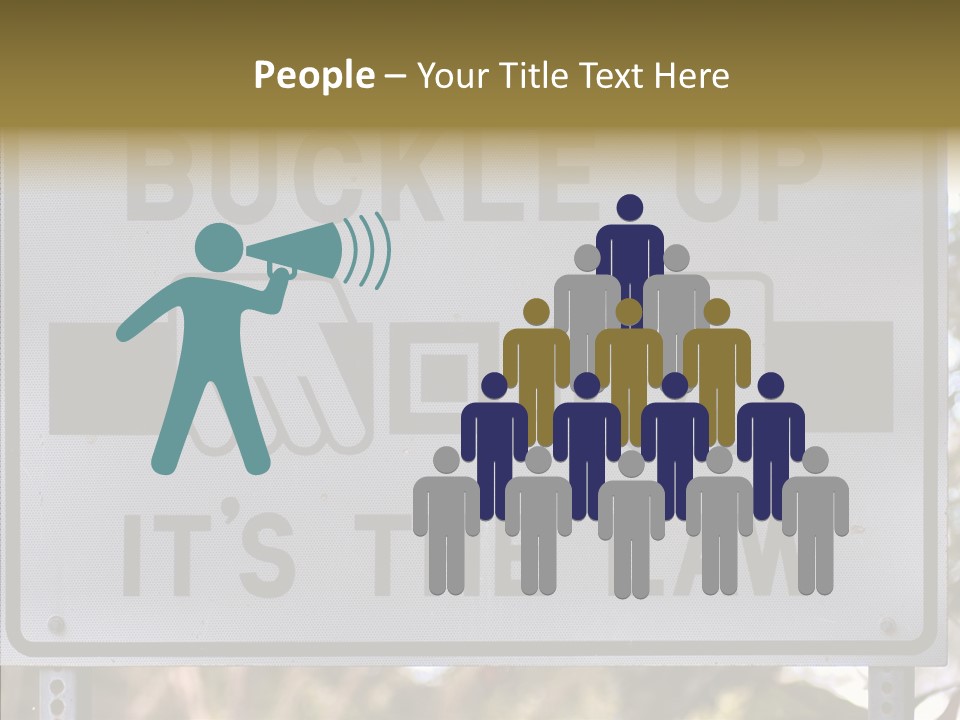 White Background Women Hold PowerPoint Template