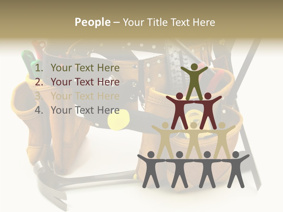 Hand Help Close Up PowerPoint Template