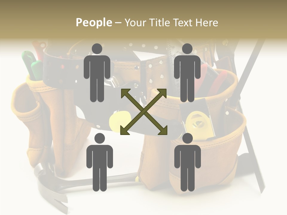 Hand Help Close Up PowerPoint Template