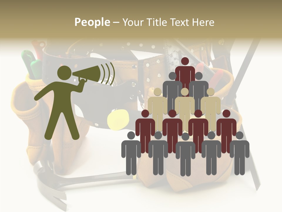 Hand Help Close Up PowerPoint Template