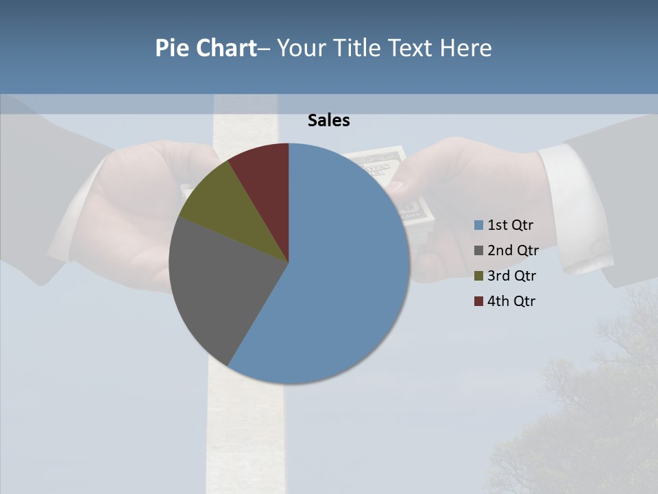 Sharing Hold Two PowerPoint Template