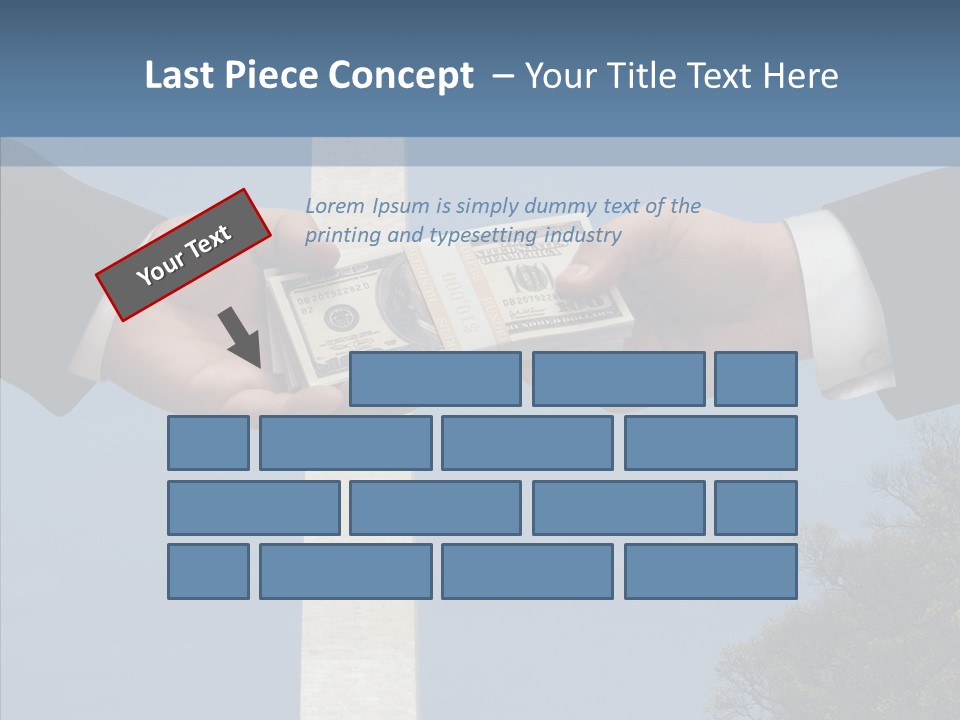 Sharing Hold Two PowerPoint Template
