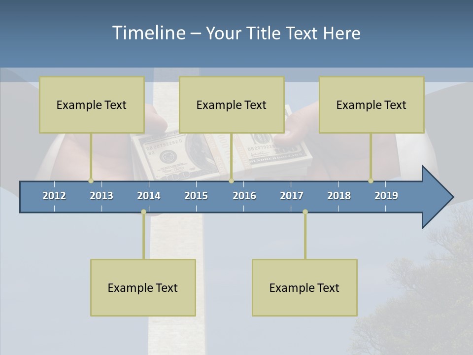 Sharing Hold Two PowerPoint Template