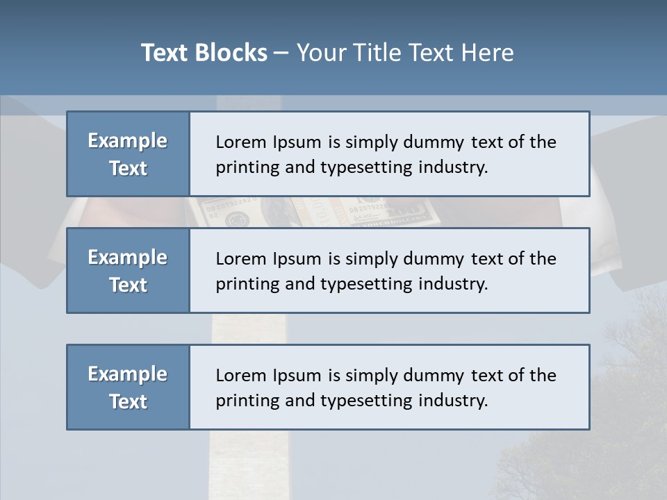 Sharing Hold Two PowerPoint Template