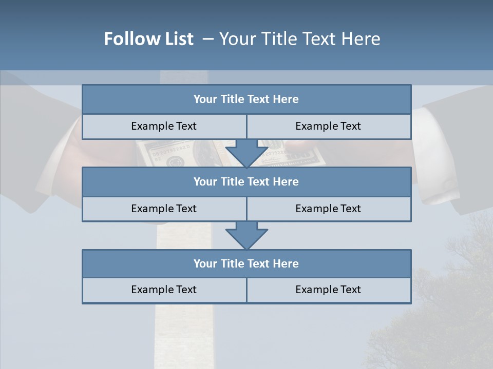 Sharing Hold Two PowerPoint Template