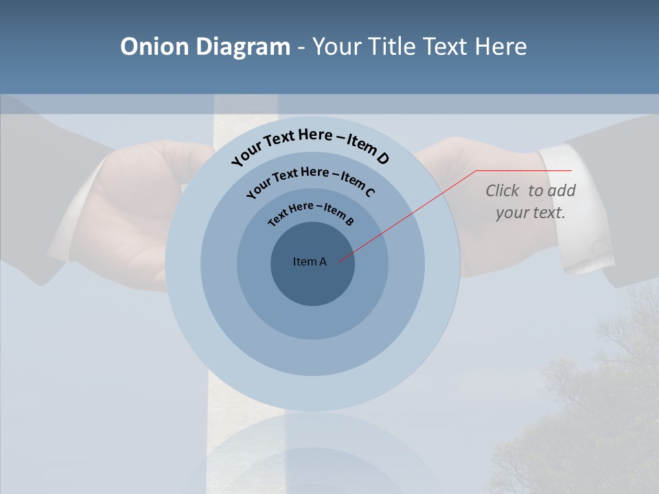 Sharing Hold Two PowerPoint Template