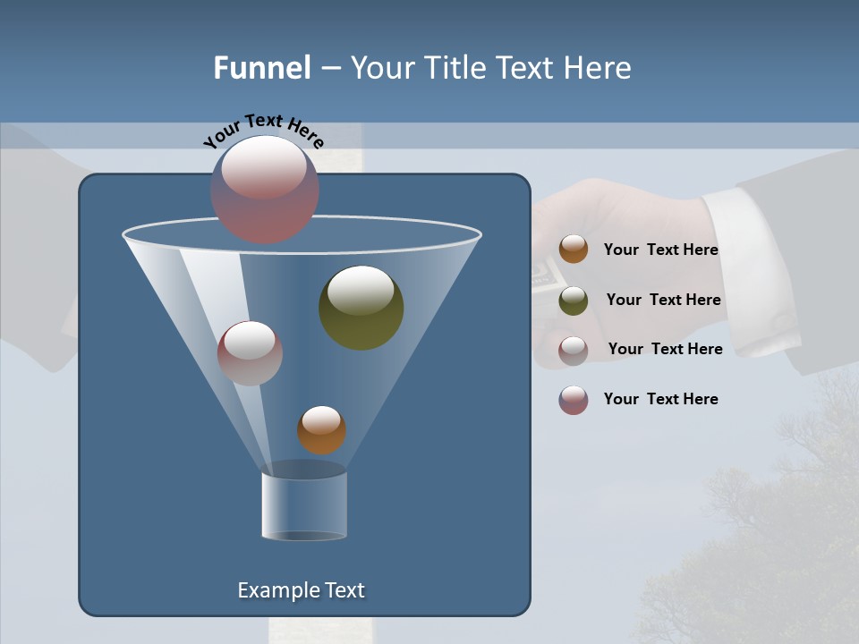 Sharing Hold Two PowerPoint Template