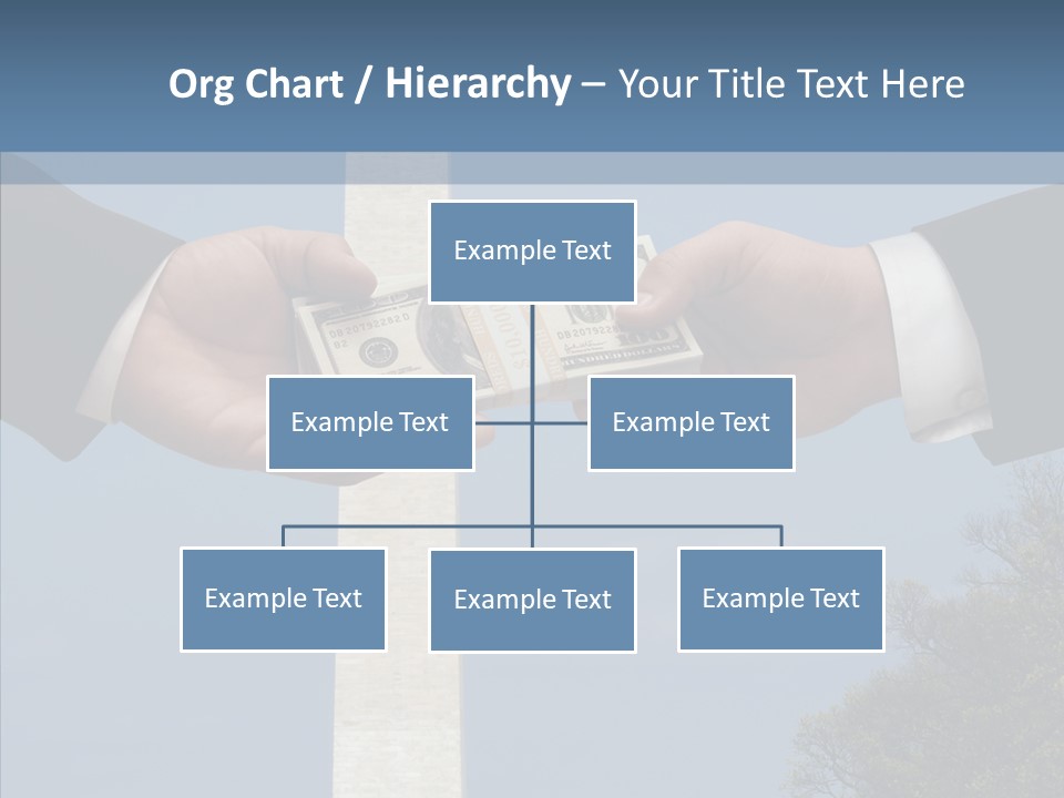 Sharing Hold Two PowerPoint Template