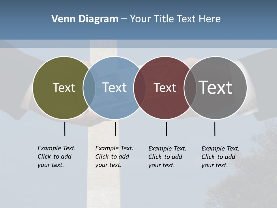Sharing Hold Two PowerPoint Template
