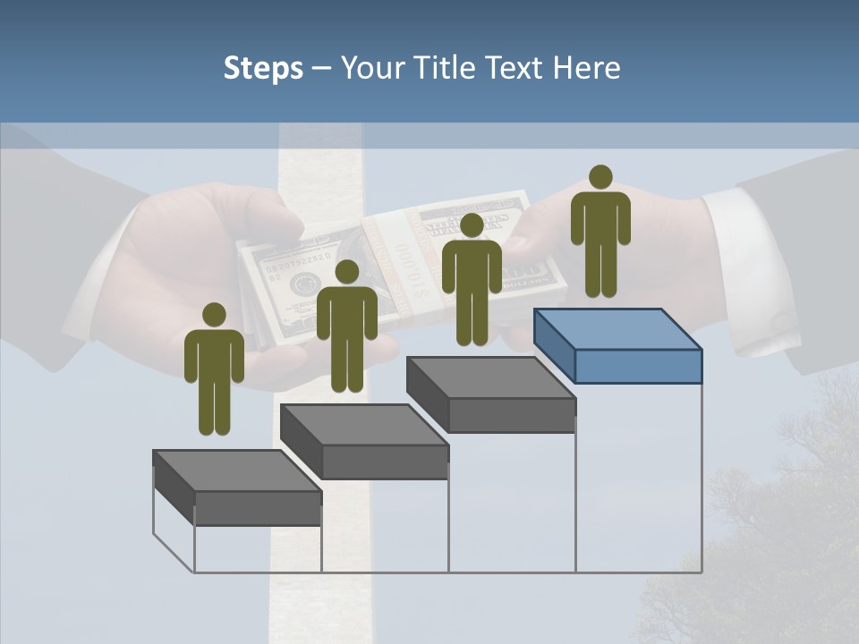 Sharing Hold Two PowerPoint Template