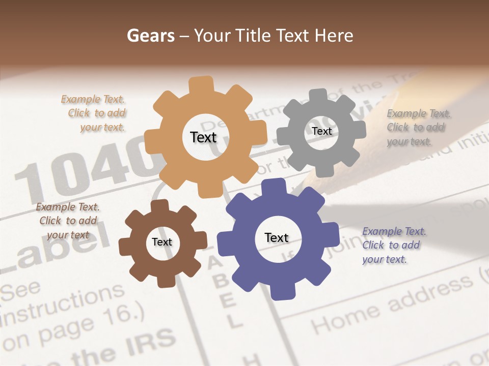 Care Grandmother Elder PowerPoint Template