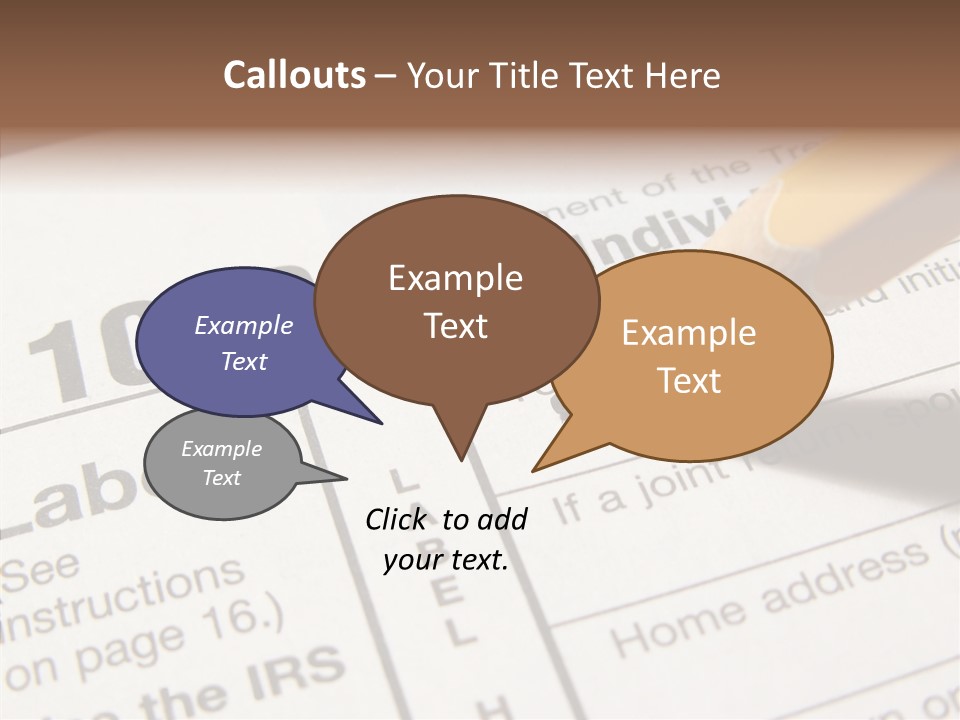 Care Grandmother Elder PowerPoint Template