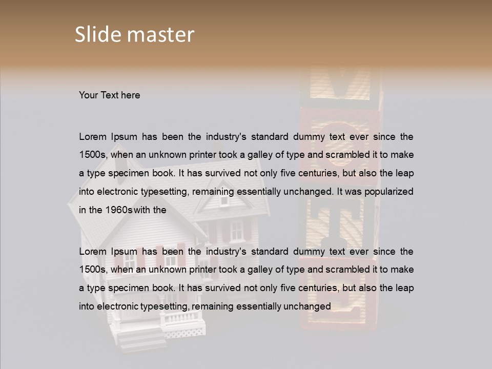 Human White Background Close Up PowerPoint Template